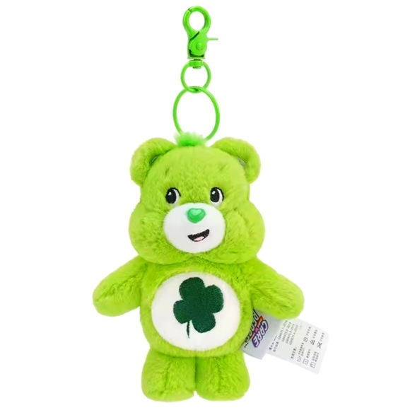 Care Bears: Good Luck Bear Plush Bag Charm Keychain - Picture 1 of 6